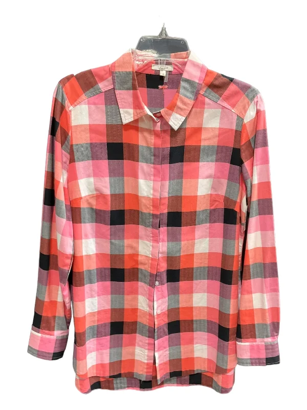 Checked Blouse Long Sleeve Tyler Boe, Size M