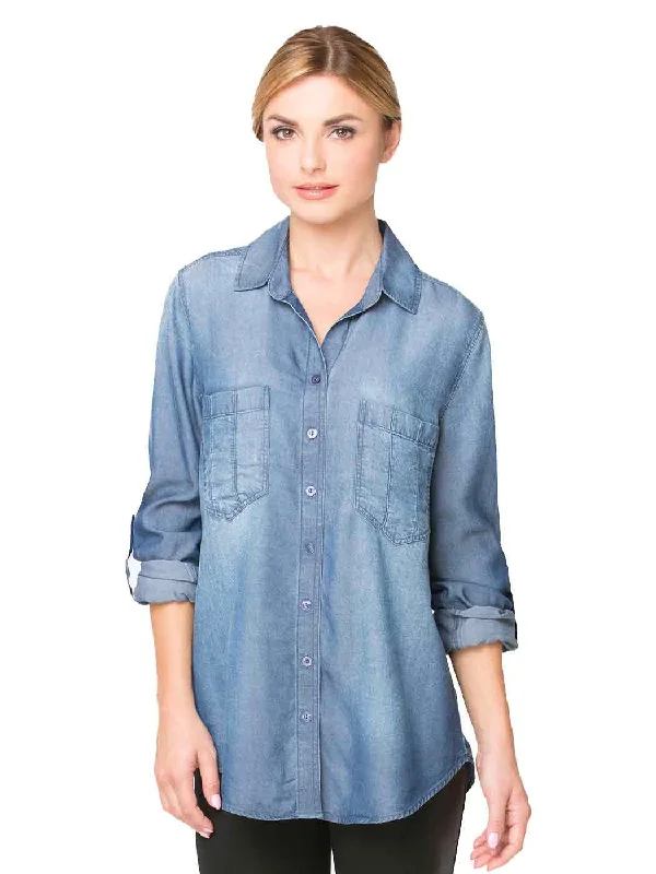 Tianello ""Winston"" Tencel Chambray Savoir Blouse