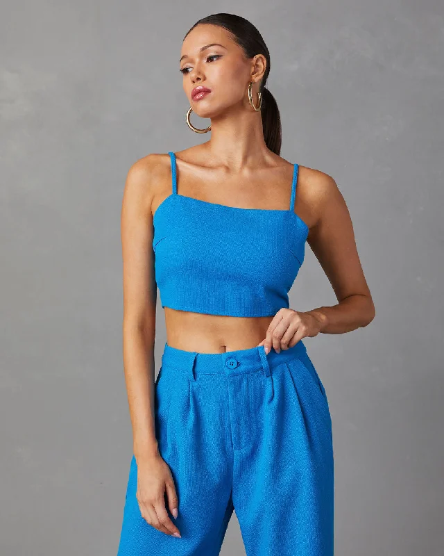 Tania Sleeveless Crop Top