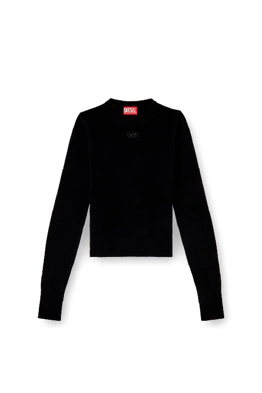 M-Areesax Wool and cashmere top Black