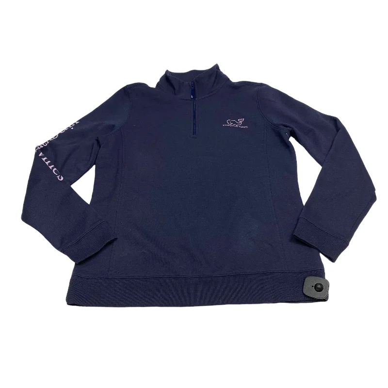 Sweatshirt Designer By Vineyard Vines In Navy, Size: M