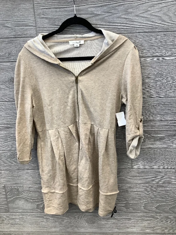 Sweatshirt Hoodie By Simply Noelle In Bronze, Size: M