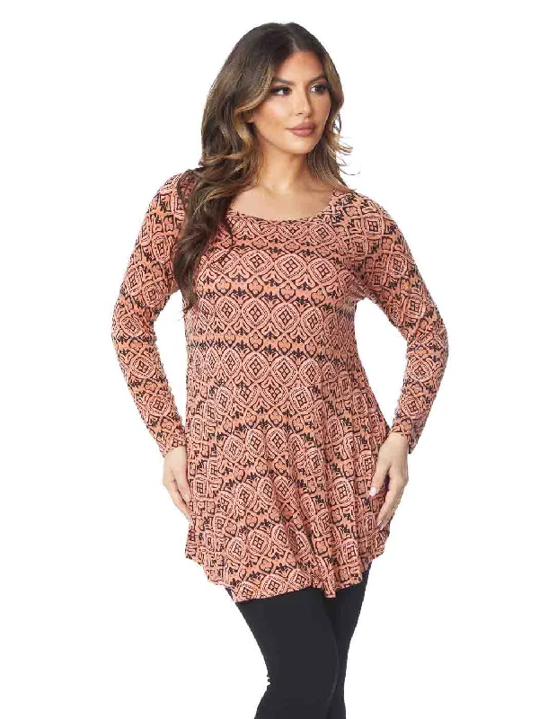 Tianello  ""Zadora"" Printed Knit ""Sochie"" Tunic