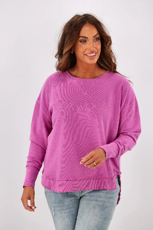 Foxwood Simplified Crew New Fuschia