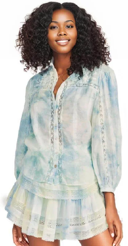 Ronda Top in Lily Pond Hand Dye