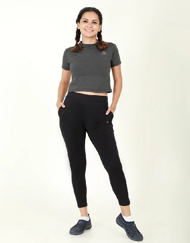 Body Hugger Short Sleeves Sport Crop Top